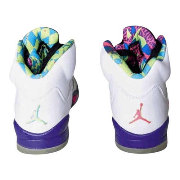 NIKE Air Jordan 5 Retro 'Alternate Bel-Air' Sneakers Size 6.5Y/W8 - Picture 5 of 9